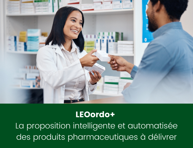 NOUVEAU DANS LEO | LEOordo+ : la proposition intelligente et automatisée des produits pharmaceutiques à délivrer
